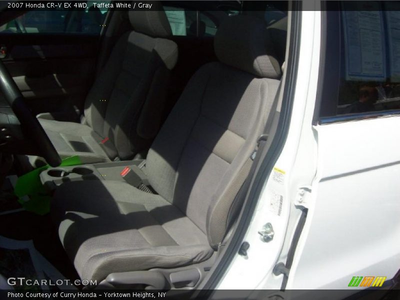 Taffeta White / Gray 2007 Honda CR-V EX 4WD