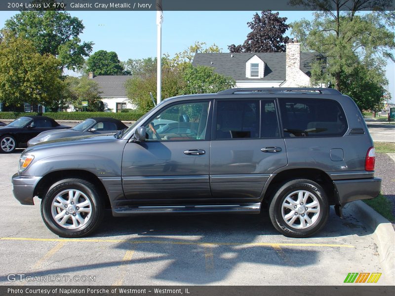 Galactic Gray Metallic / Ivory 2004 Lexus LX 470