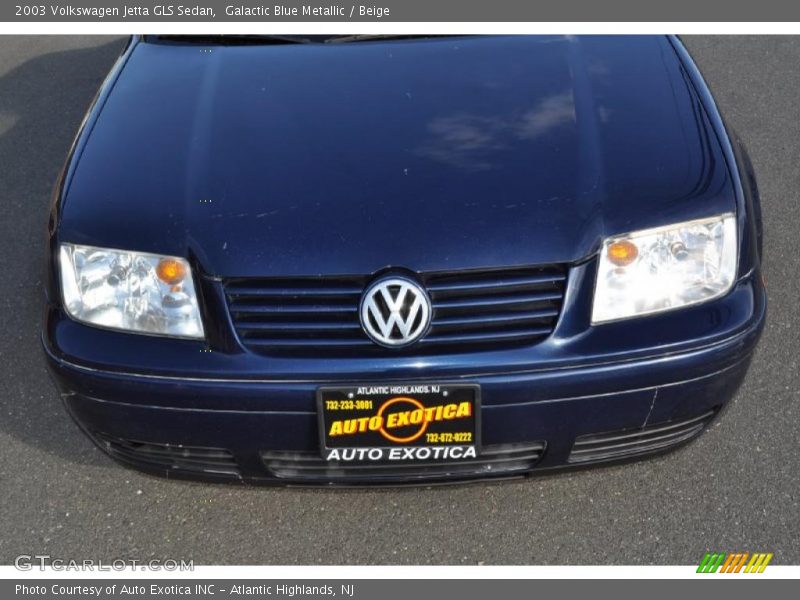 Galactic Blue Metallic / Beige 2003 Volkswagen Jetta GLS Sedan