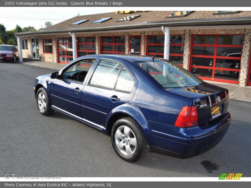 Galactic Blue Metallic / Beige 2003 Volkswagen Jetta GLS Sedan