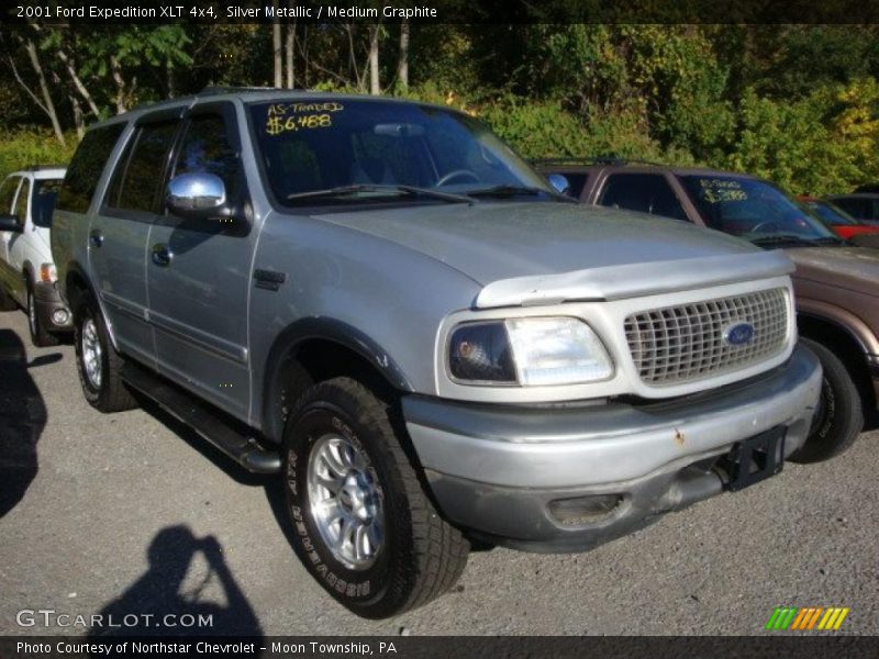 Silver Metallic / Medium Graphite 2001 Ford Expedition XLT 4x4