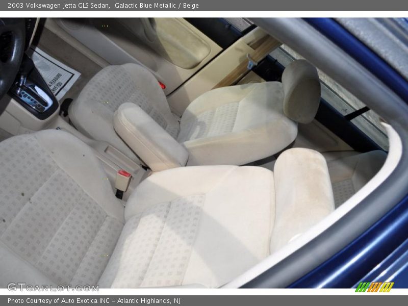 Galactic Blue Metallic / Beige 2003 Volkswagen Jetta GLS Sedan