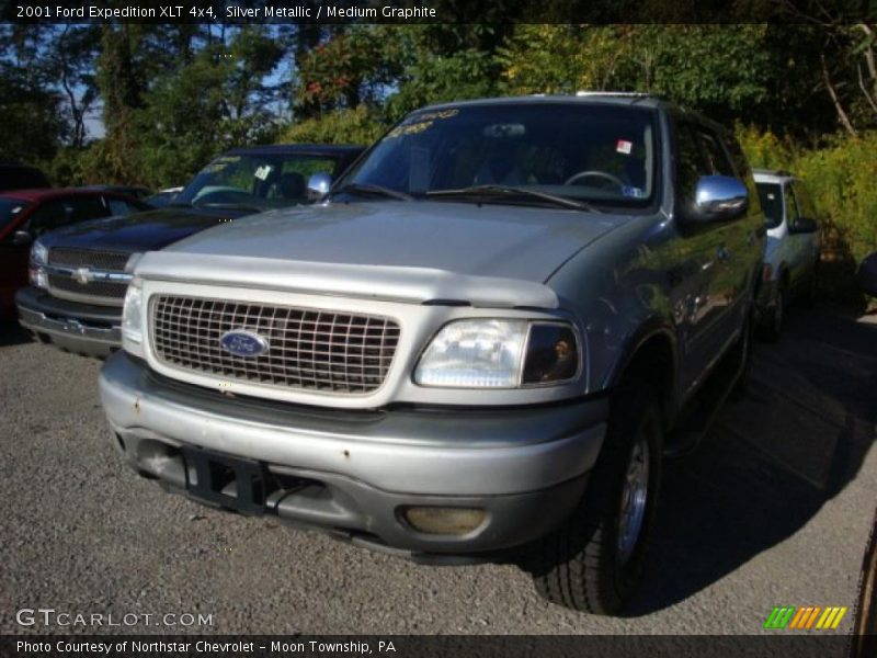 Silver Metallic / Medium Graphite 2001 Ford Expedition XLT 4x4