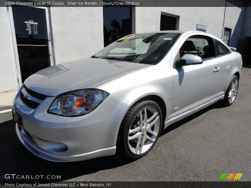 Silver Ice Metallic / Ebony/Gray UltraLux 2009 Chevrolet Cobalt SS Coupe