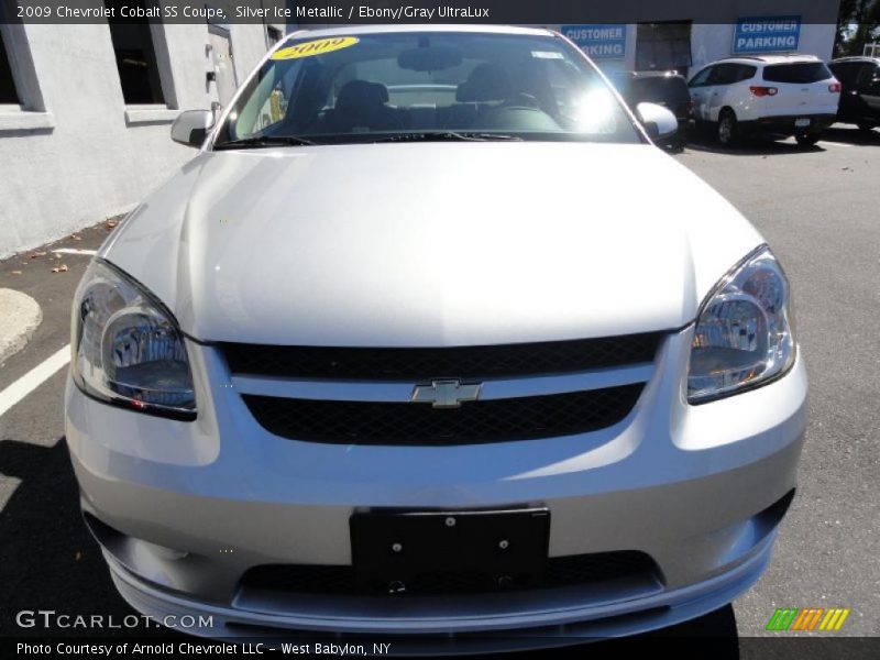 Silver Ice Metallic / Ebony/Gray UltraLux 2009 Chevrolet Cobalt SS Coupe