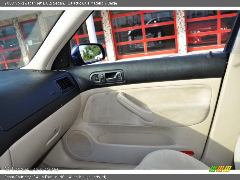 Galactic Blue Metallic / Beige 2003 Volkswagen Jetta GLS Sedan