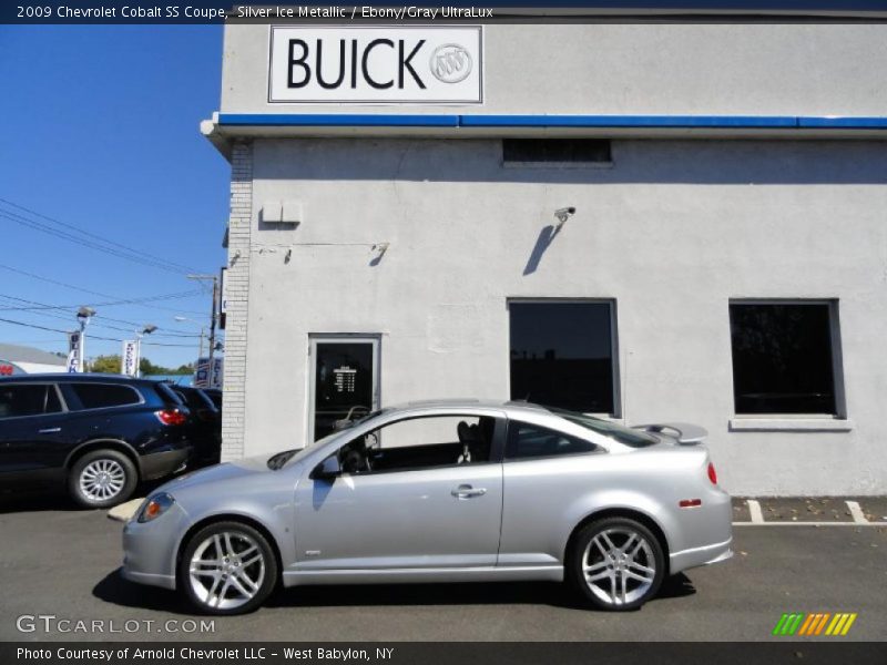 Silver Ice Metallic / Ebony/Gray UltraLux 2009 Chevrolet Cobalt SS Coupe