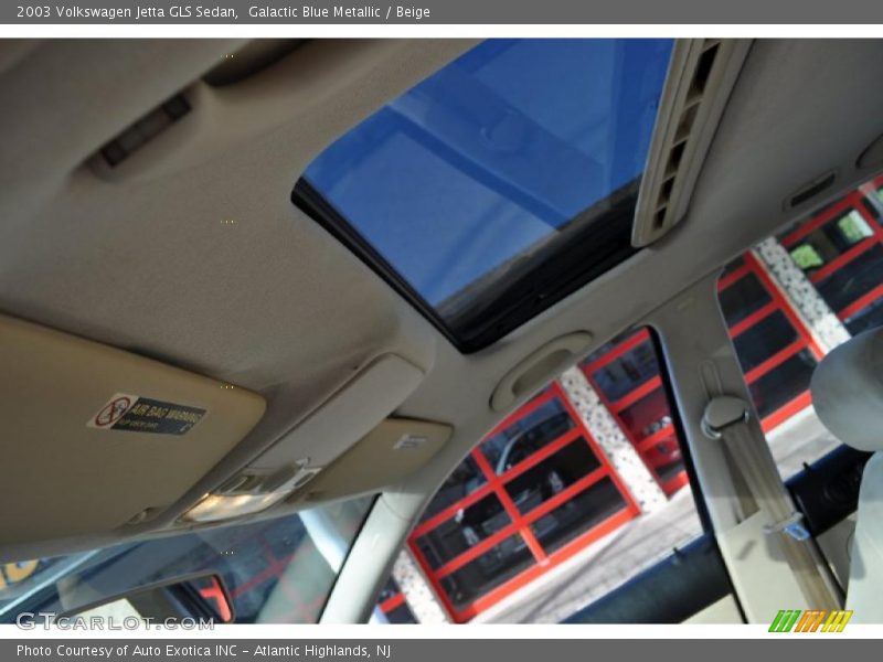 Galactic Blue Metallic / Beige 2003 Volkswagen Jetta GLS Sedan