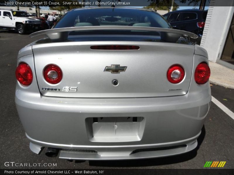 Silver Ice Metallic / Ebony/Gray UltraLux 2009 Chevrolet Cobalt SS Coupe