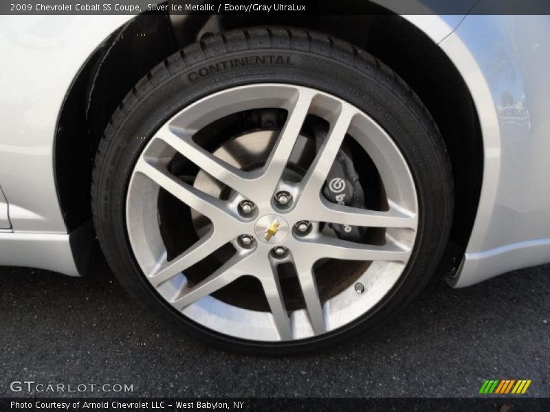 Silver Ice Metallic / Ebony/Gray UltraLux 2009 Chevrolet Cobalt SS Coupe