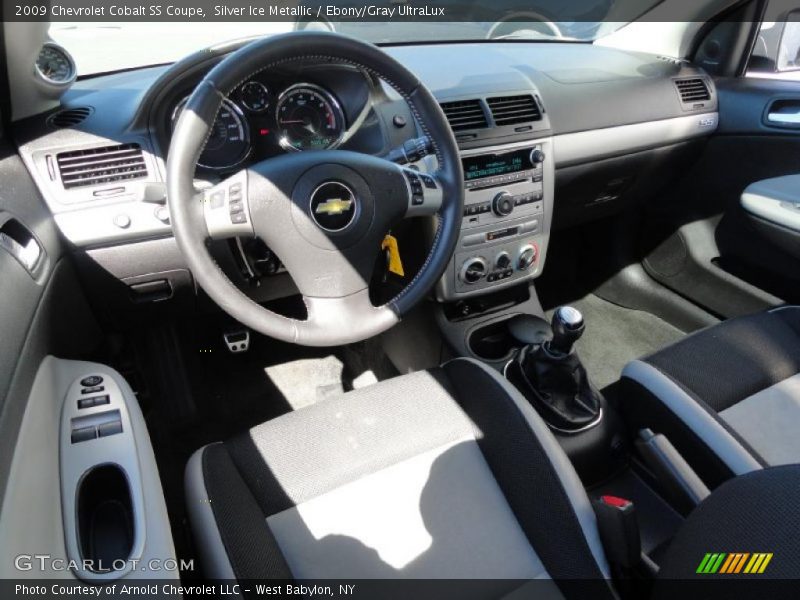 Silver Ice Metallic / Ebony/Gray UltraLux 2009 Chevrolet Cobalt SS Coupe