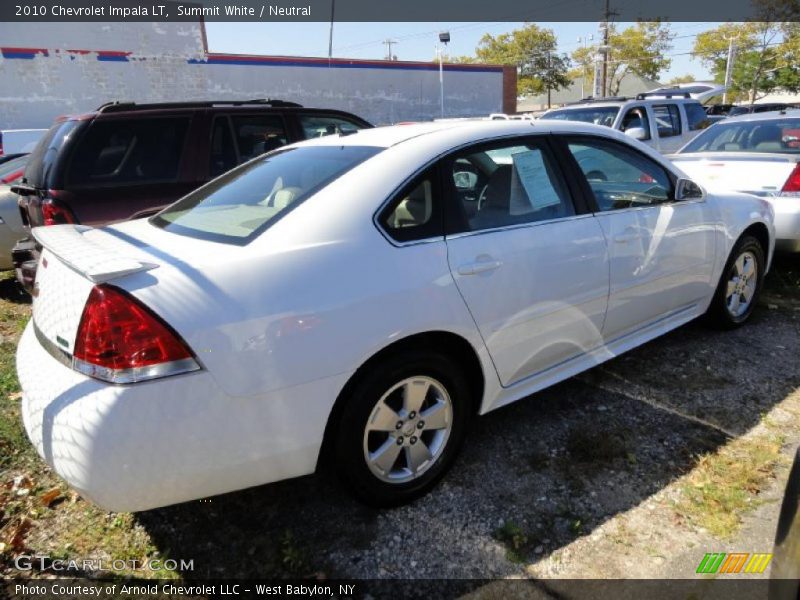 Summit White / Neutral 2010 Chevrolet Impala LT