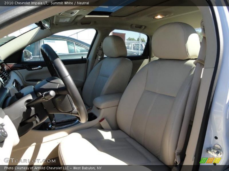 Summit White / Neutral 2010 Chevrolet Impala LT