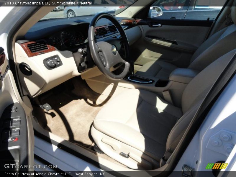 Summit White / Neutral 2010 Chevrolet Impala LT