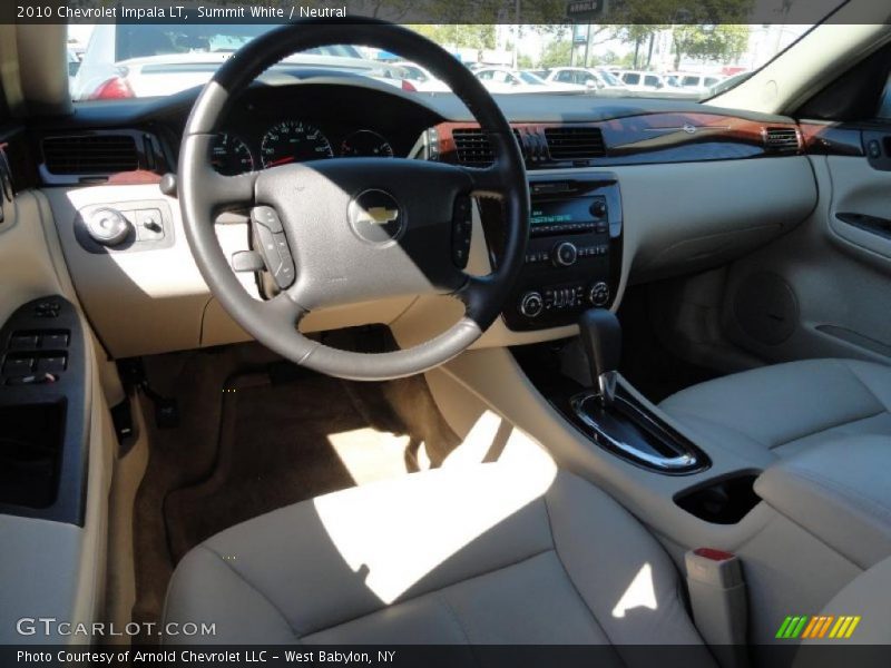 Summit White / Neutral 2010 Chevrolet Impala LT