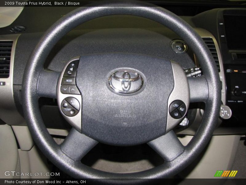 Black / Bisque 2009 Toyota Prius Hybrid