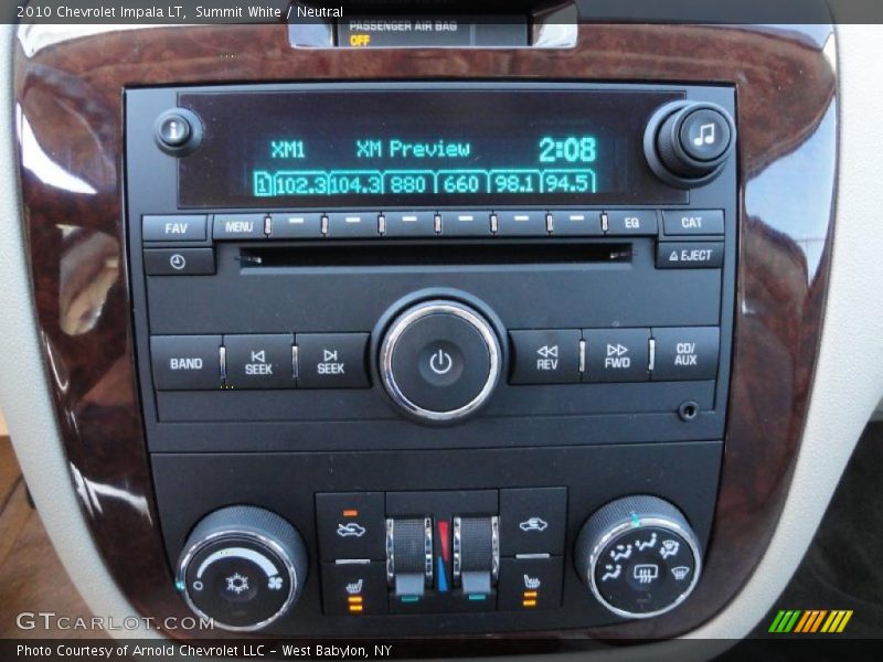 Summit White / Neutral 2010 Chevrolet Impala LT