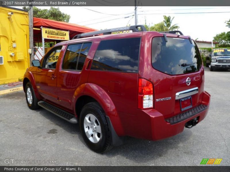 Red Brawn / Graphite 2007 Nissan Pathfinder S