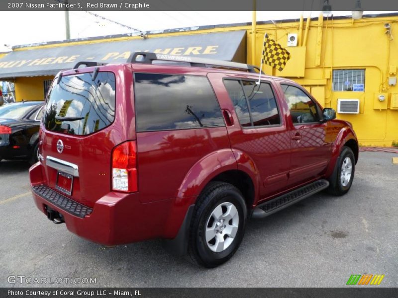 Red Brawn / Graphite 2007 Nissan Pathfinder S