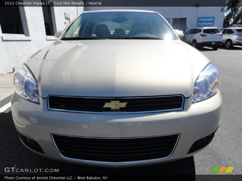 Gold Mist Metallic / Neutral 2010 Chevrolet Impala LT