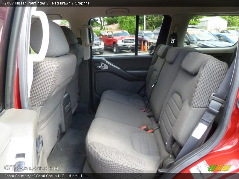 Red Brawn / Graphite 2007 Nissan Pathfinder S
