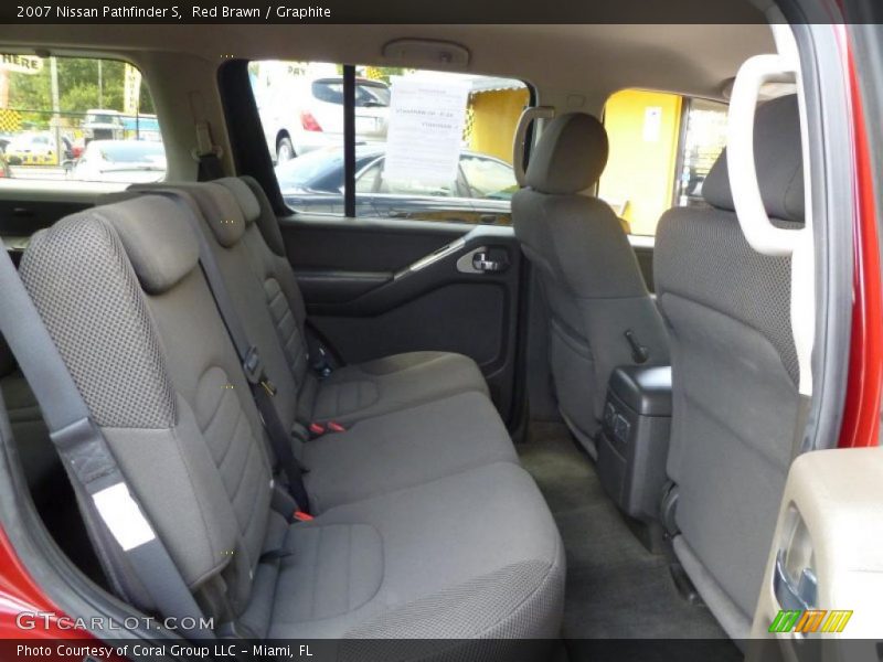 Red Brawn / Graphite 2007 Nissan Pathfinder S