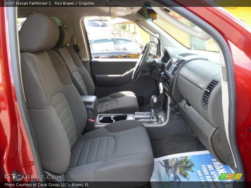 Red Brawn / Graphite 2007 Nissan Pathfinder S