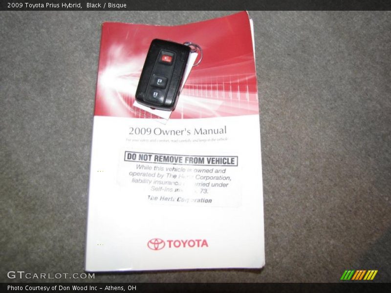 Black / Bisque 2009 Toyota Prius Hybrid