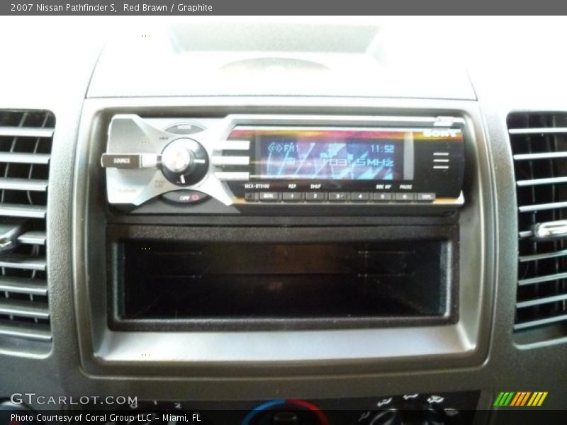 Red Brawn / Graphite 2007 Nissan Pathfinder S