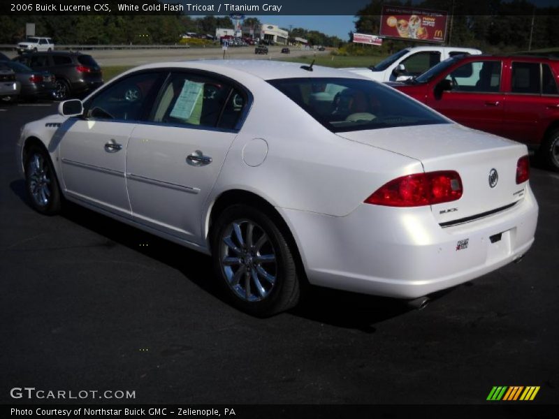 White Gold Flash Tricoat / Titanium Gray 2006 Buick Lucerne CXS