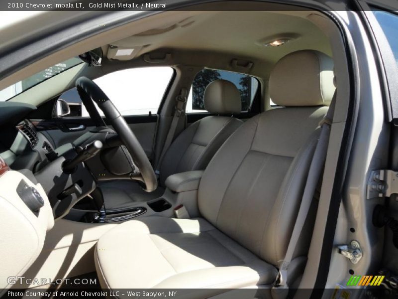 Gold Mist Metallic / Neutral 2010 Chevrolet Impala LT