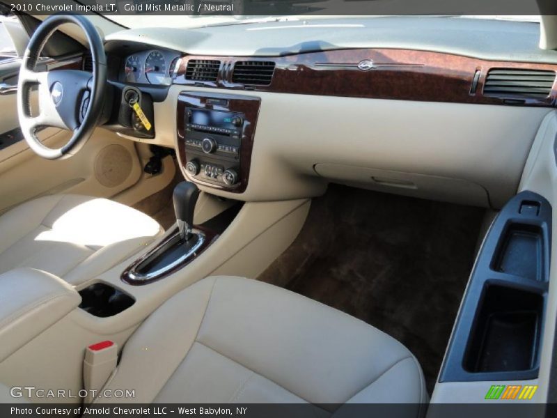 Gold Mist Metallic / Neutral 2010 Chevrolet Impala LT