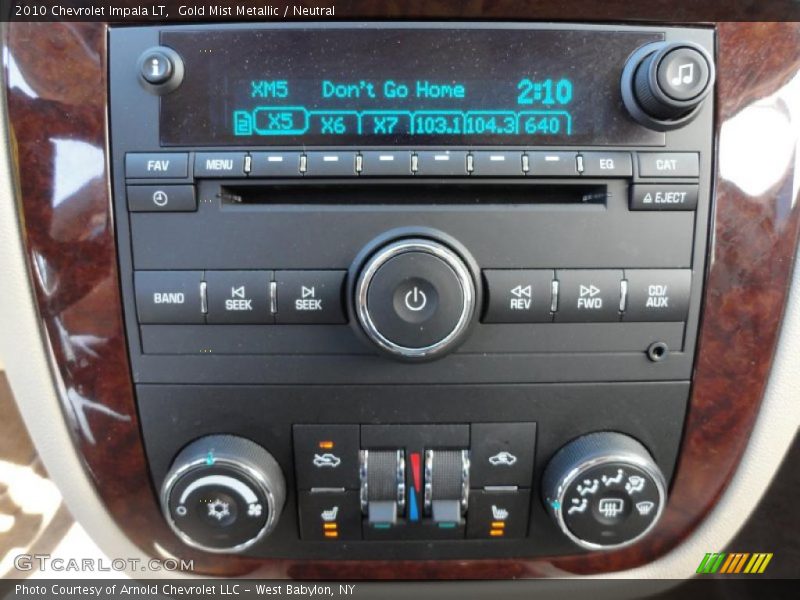 Gold Mist Metallic / Neutral 2010 Chevrolet Impala LT