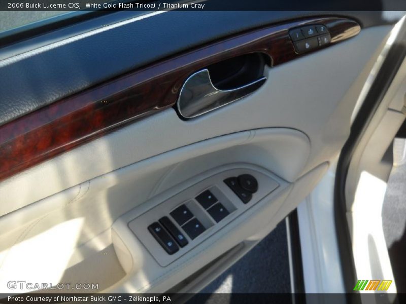 White Gold Flash Tricoat / Titanium Gray 2006 Buick Lucerne CXS