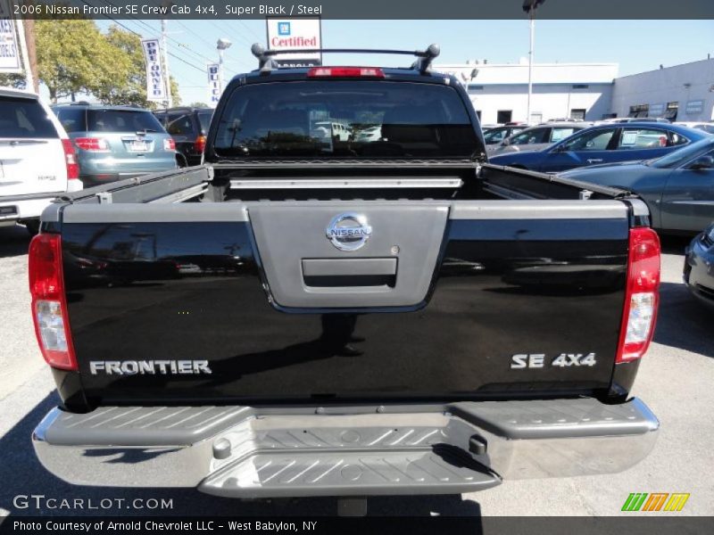 Super Black / Steel 2006 Nissan Frontier SE Crew Cab 4x4
