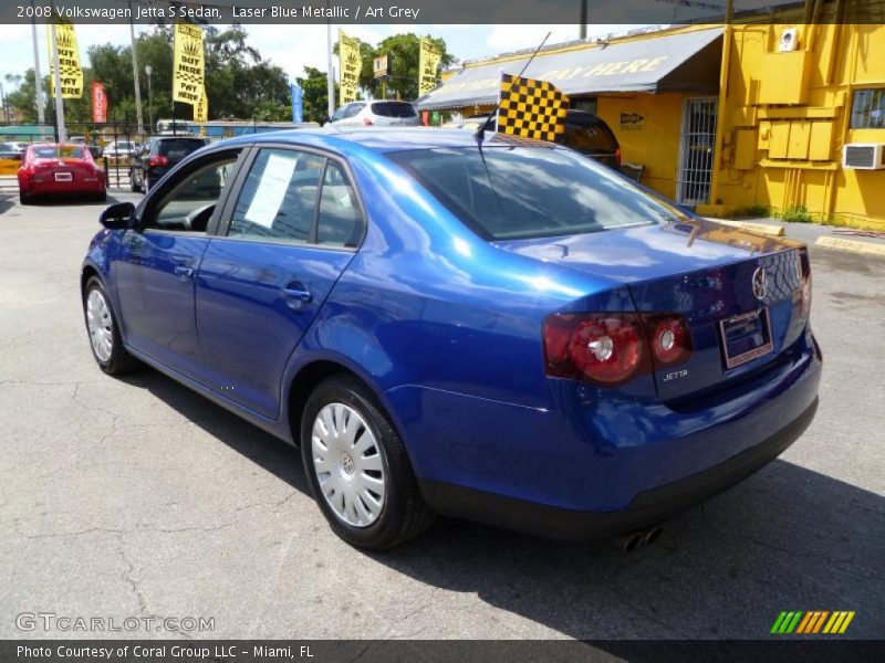 Laser Blue Metallic / Art Grey 2008 Volkswagen Jetta S Sedan