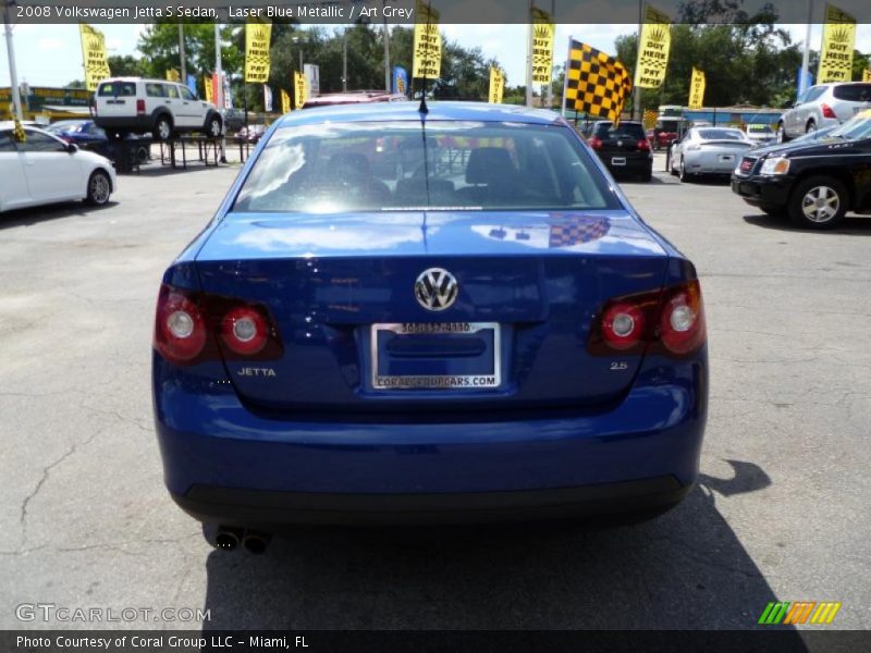 Laser Blue Metallic / Art Grey 2008 Volkswagen Jetta S Sedan