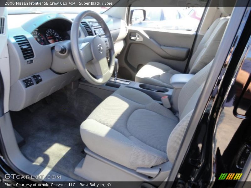 Super Black / Steel 2006 Nissan Frontier SE Crew Cab 4x4