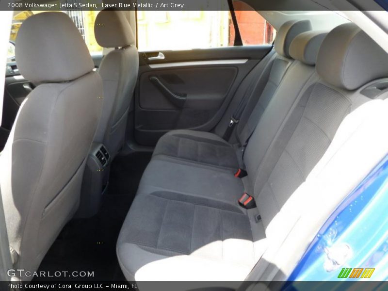 Laser Blue Metallic / Art Grey 2008 Volkswagen Jetta S Sedan