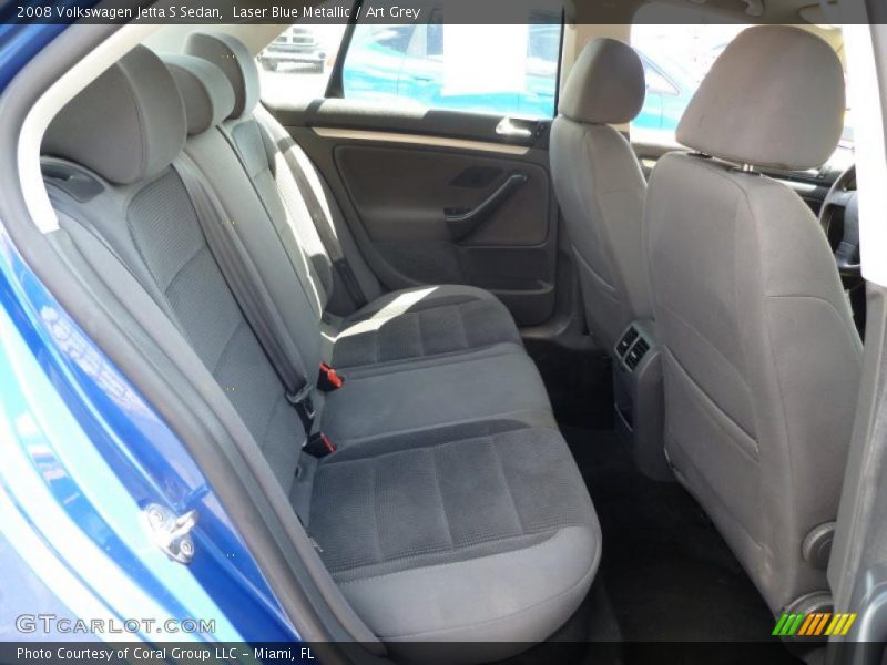 Laser Blue Metallic / Art Grey 2008 Volkswagen Jetta S Sedan