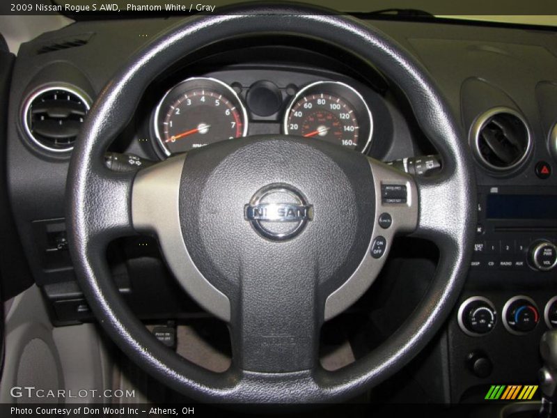 Phantom White / Gray 2009 Nissan Rogue S AWD