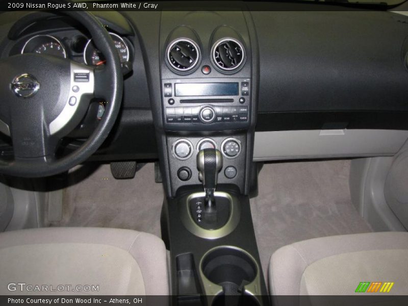 Phantom White / Gray 2009 Nissan Rogue S AWD