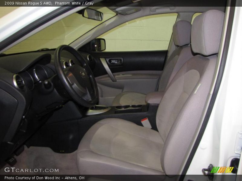 Phantom White / Gray 2009 Nissan Rogue S AWD