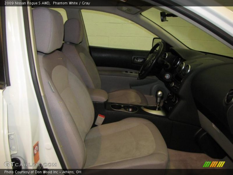 Phantom White / Gray 2009 Nissan Rogue S AWD