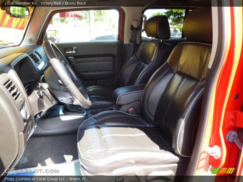 Victory Red / Ebony Black 2006 Hummer H3