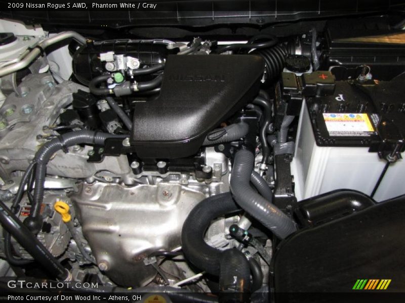 Phantom White / Gray 2009 Nissan Rogue S AWD