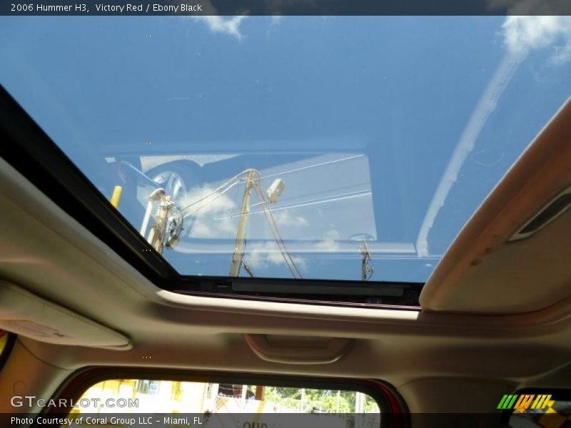 Victory Red / Ebony Black 2006 Hummer H3