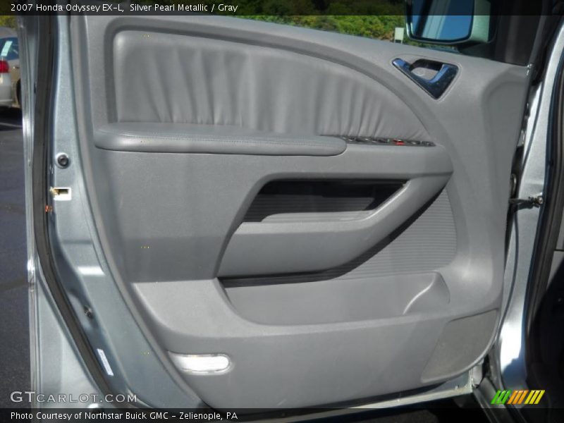 Silver Pearl Metallic / Gray 2007 Honda Odyssey EX-L