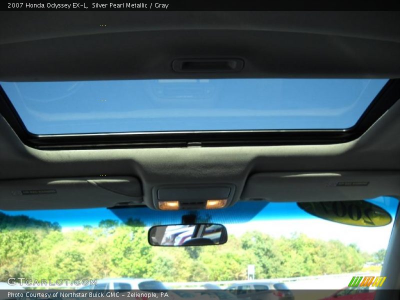 Silver Pearl Metallic / Gray 2007 Honda Odyssey EX-L