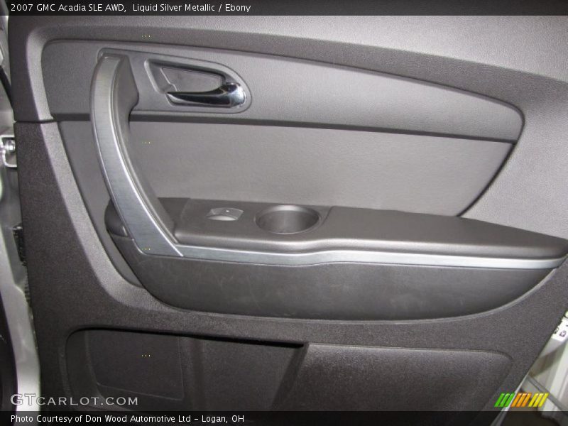 Liquid Silver Metallic / Ebony 2007 GMC Acadia SLE AWD